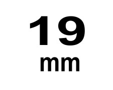 19 mm Breite