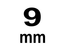 9 mm Breite