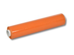 Handstretchfolie 500mm, 23my, 260 meter Länge, orange