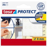TESA Lrmstopper, rund, 8mm, transparent, 28 Stk.