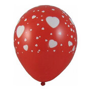 Luftballons Weie Herzen  300 mm, Gre L, 100 Stk.