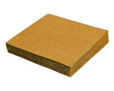 Servietten 33 x 33 cm 1/4 -Falz, 3-lagig gold,  20 Stk.