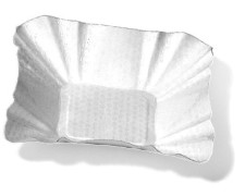 Pappschalen eckig 9 x 9 x 3cm, KU 39 1/2, fettdicht, 250 Stk.