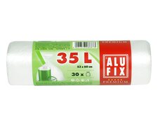 ALUFIX Müllsäcke  35 L, HDPE 53 x 60 cm 11my, weiß, 30 Stk.