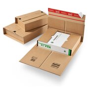 ColomPac Universal-Versandverpackung 400 x 280 x -85mm Extra Stabil mit Selbstklebeverschluss & Aufreifaden