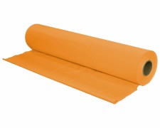 Tischtuch Tischdecke Biertischdecke LDPE orange perforiert auf Rolle 0,70 x 240m