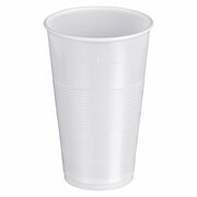 Trinkbecher weiß 0,3 l, 300 ml, PP, 100 Stk.