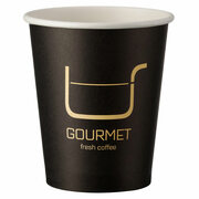 Kaffeebecher CoffeeToGo Pappbecher Design GOURMET Fresh Coffee 200ml, 50 Stk.