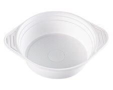Suppenterrine Suppenteller 500ml, PP, Mikrowellentauglich, weiß, 100 Stk.