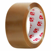 5-STAR Packband Klebeband, 50mmx66m, braun