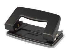 PAVO Premium Brolocher Taschenlocher fr 10 Blatt Metallgehuse, schwarz