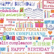 Motivservietten 3-lagig 33x33 cm Herzlichen Glückwunsch zum Geburtstag 20 Stk