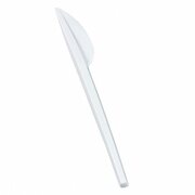 Einweg-Messer ECO-LINE, 165mm, Kunststoff, lebensmittelecht, weiß, 100 Stk.