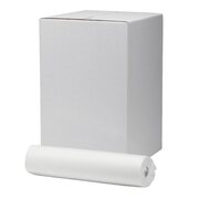 Celtex Liegenabdeckung 2-lagig Tissue wei� 44,5cmx38cm 265 Abrisse, 6 Rollen je 100m