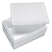 Isolierboxen mit Deckel aus Styropor EPS, 385 x 285 x 174 mm, 10,5 Liter