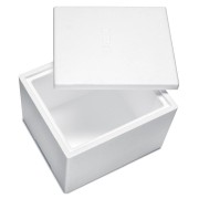 Isolierboxen mit Deckel aus Styropor EPS, 480 x 415 x 350 mm, 35 Liter