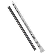 Trinkhalme Kunststoff PP Mehrweg schwarz einzeln gehüllt 200 mm Ø 7mm, 500 Stk.