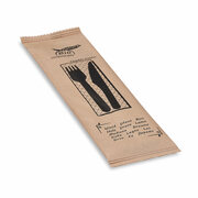 Bestecksets aus Holz biologisch abbaubar 3-teilig hygienisch verpackt, 60 Sets