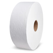 Toilettenpapier Tissue JUMBO 2-lagig  23 cm wei,  6 Stk.