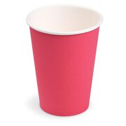 Getrnkebecher Party/Pappbecher fuchsia 240ml,  74mm, 10 Stk.