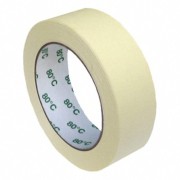 Kreppband Kreppklebeband Montageband PLUS, bis 80 C beige, 30mm x 50m