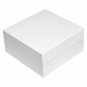 Kuchenkarton - Tortenkarton, 20x20x10cm, weiß, 50 Stk.