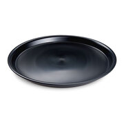 Gastro Serviertablett rund schwarz 37 x 3 cm