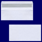 Briefumschlag DL-C5/6 220x110mm 75gr. SK ohne Fenster weiß, 100 Stk.