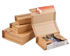 Universalverpackung MUWE 358, 307x215 Höhe 20-75mm, für A4, braun