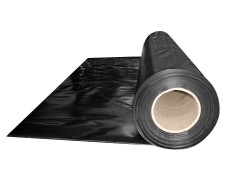 Abdeckfolie Baufolie, schwarz opak 2000mm, x 50m, 150my LDPE