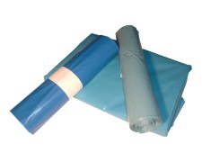 LDPE-Mllscke 70 L, 575 x 1000 mm, Typ 60 = 32 my Regenerat blau, 250 Stk.