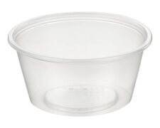 Smoothies Cups inkl Deckel mit Schlitz 250 ml Ø 78mm PET glasklar Plastikbecher 