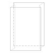 Seitenfaltensack  700+600x2200mm, LDPE transparent trüb, 60 my