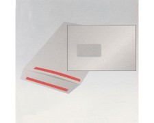 Versandtasche C5 229x162mm 90gr. SK mit Fenster, wei, 100 Stk.