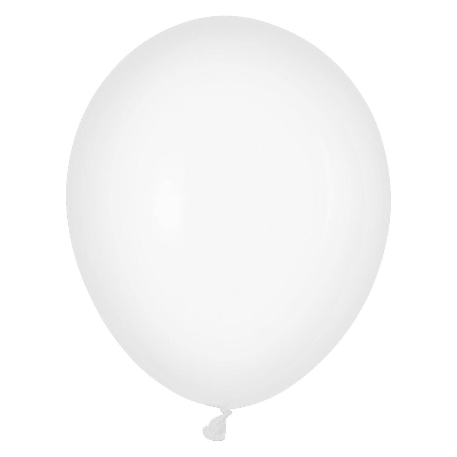 Luftballons wei  250 mm, Gre M, 10 Stk.