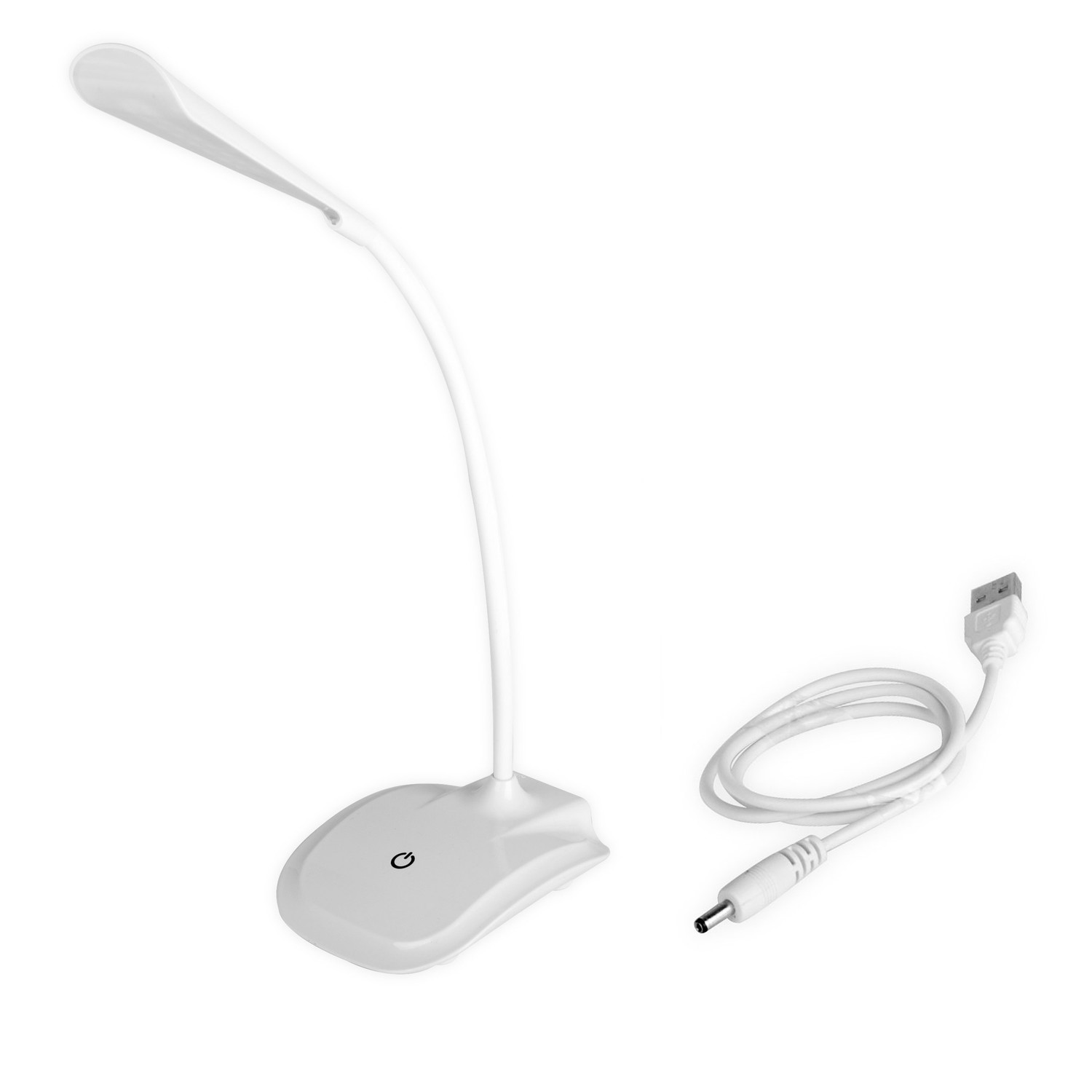 Schreibtischlampe Schreibtischleuchte LED flexibler Arm Akku USB 3 Leuchtmodi