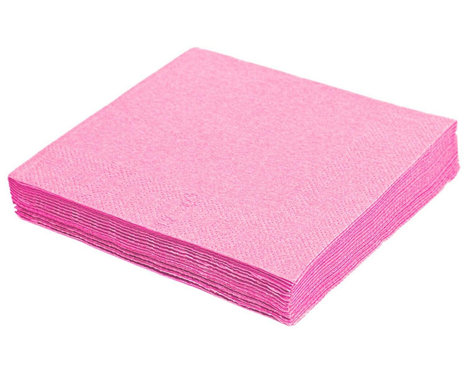 Servietten 33 x 33 cm 1/4 -Falz, 3-lagig rosa, 250 Stk.
