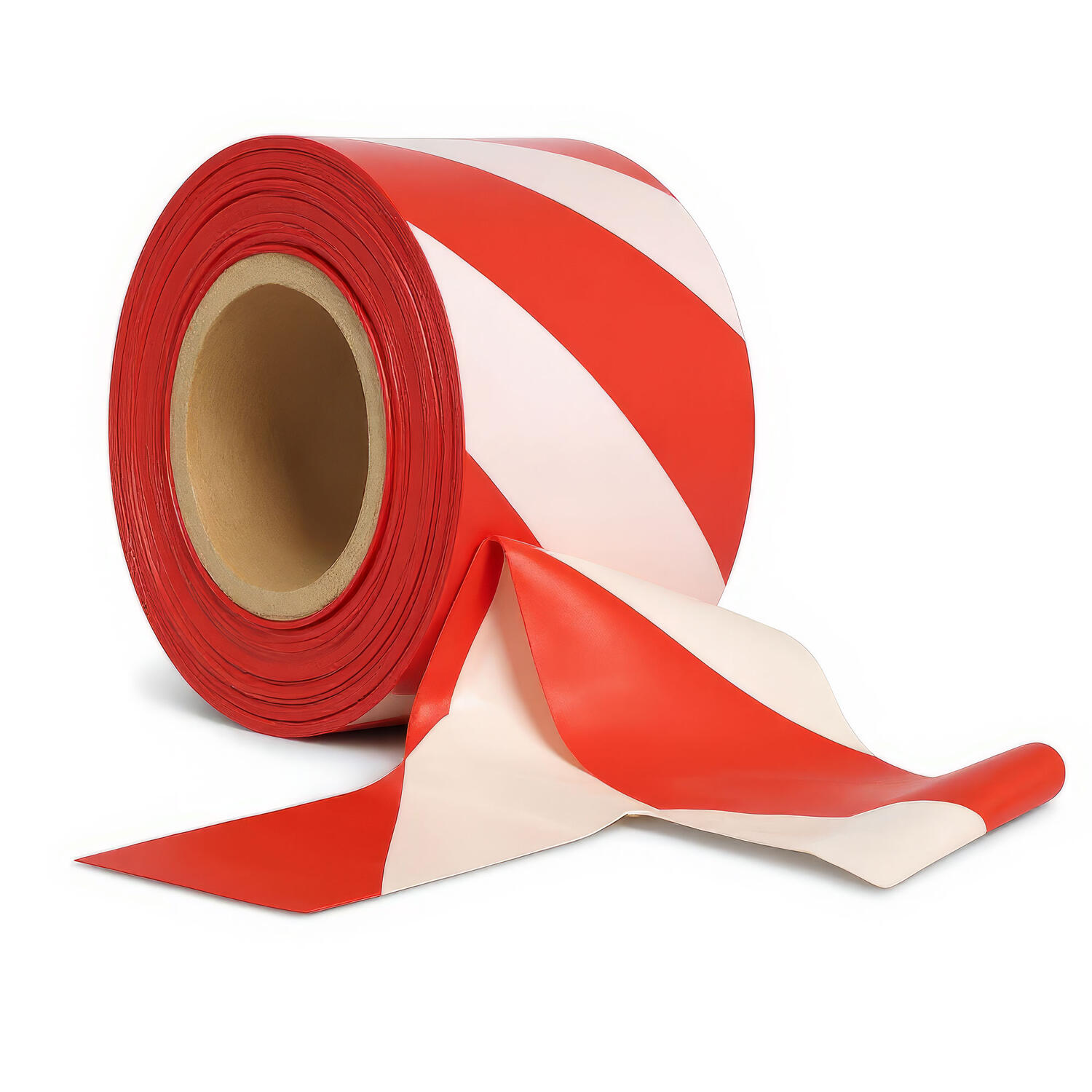 Absperrband rot wei gestreift 75mm breit 500 Meter LDPE