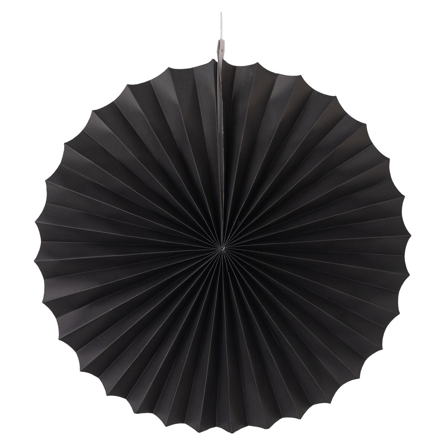 Rosetten 3er-Set schwarz/orange Ø40cm/32cm/20cm, 3 Stk.