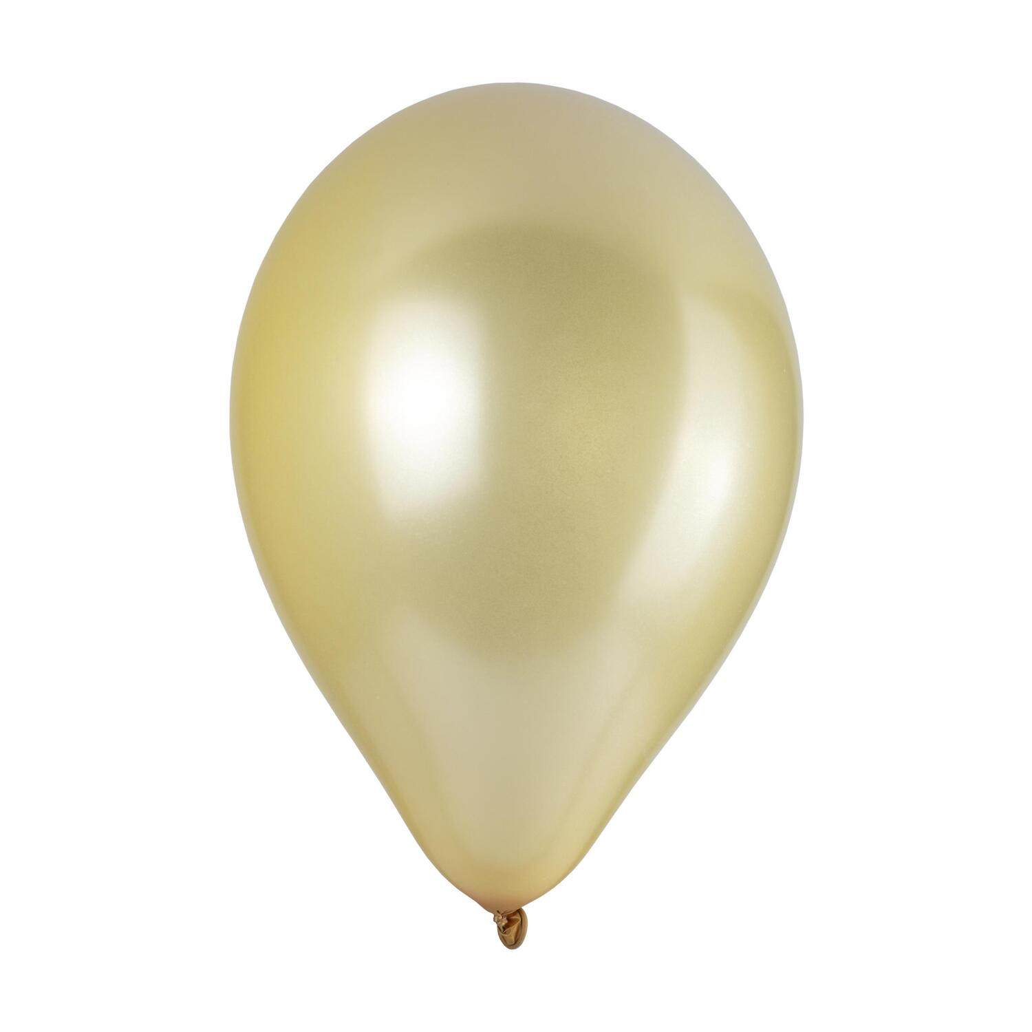 Luftballons Perlmutt, gold, Ø30cm, 50 Stk.
