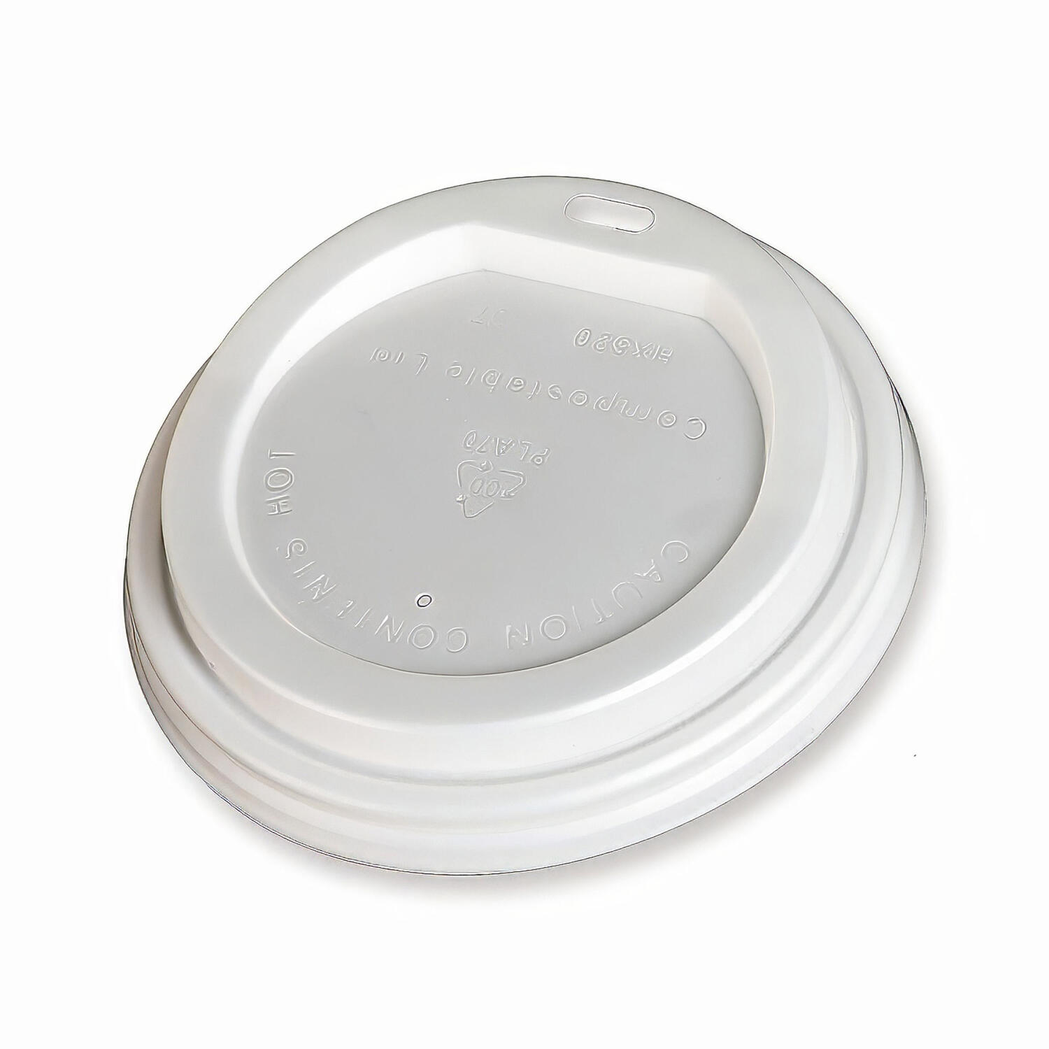 BIO Deckel Domdeckel für 250-300ml Becher, CPLA, Ø9cm, 50 Stk.