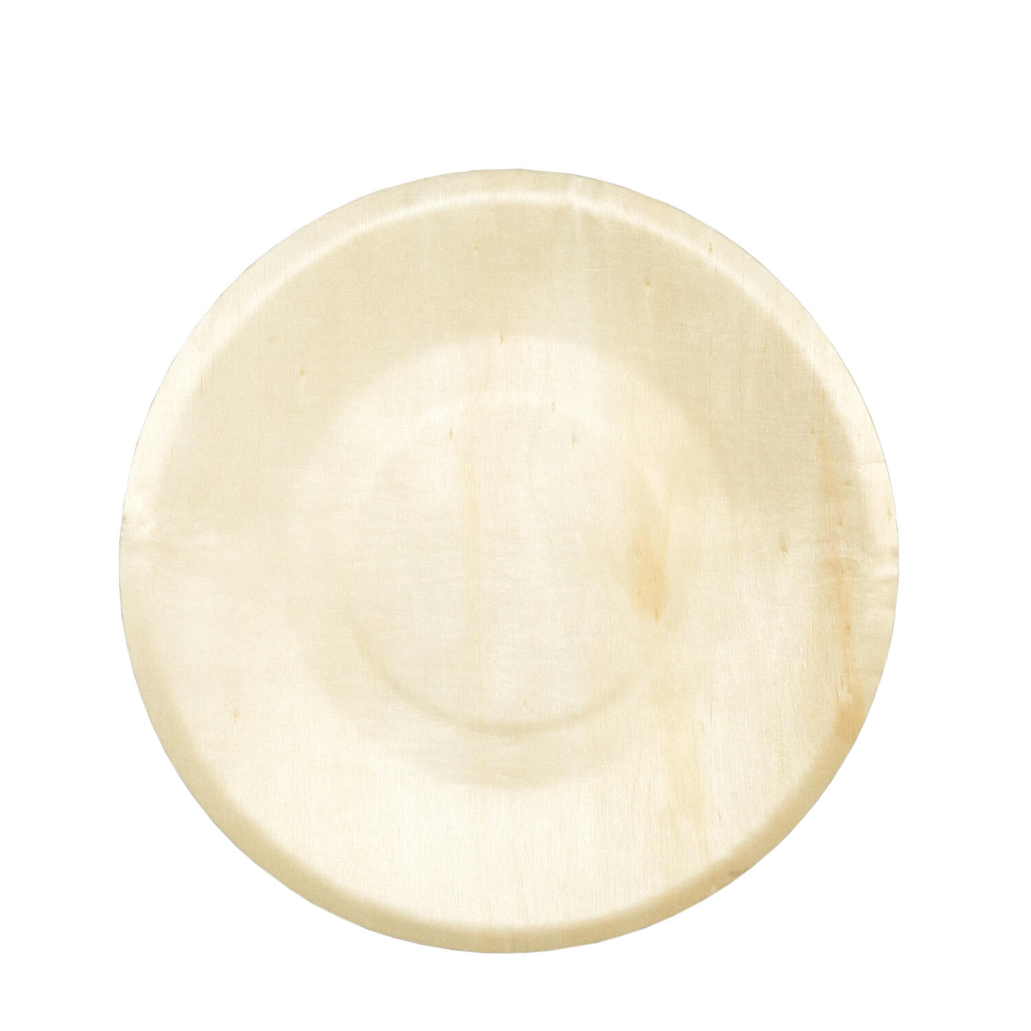 Holzteller Einwegteller aus Pappelholz rund Ø19cm FSC® nachhaltig, 25 Stk.