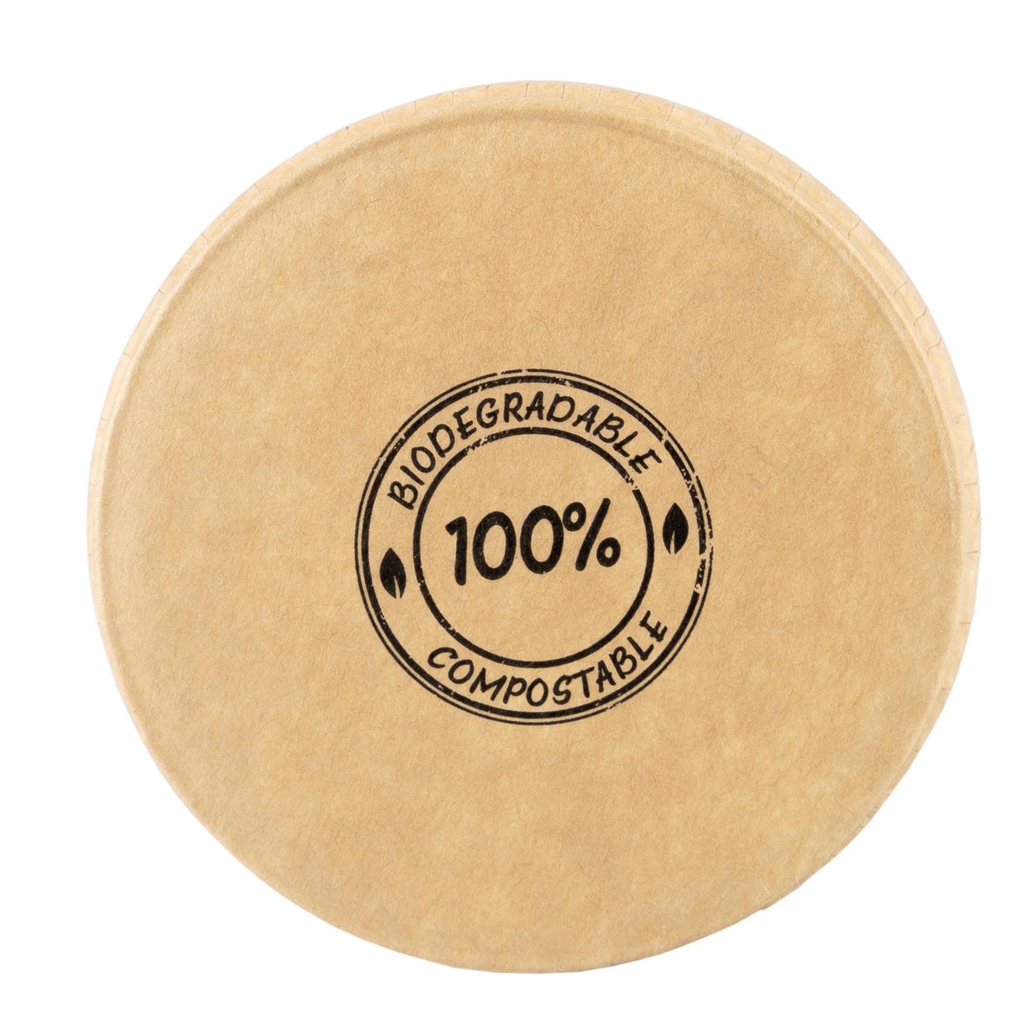 BIO Deckel für Dressingbecher aus Karton 30ml, Ø44mm 50 Stk.