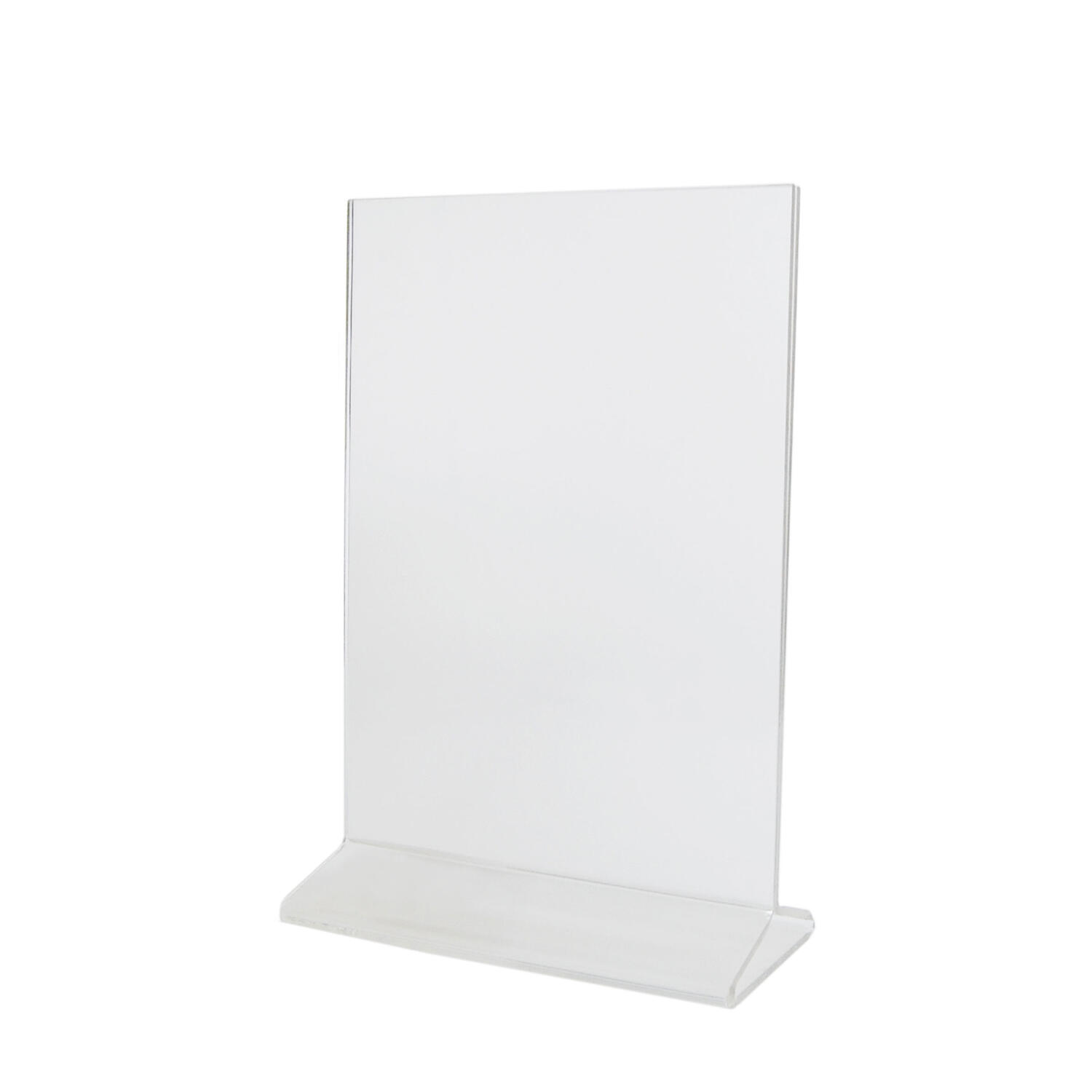 Tischaufsteller T-Ständer aus Acrylglas, A5, 1 Stk.
