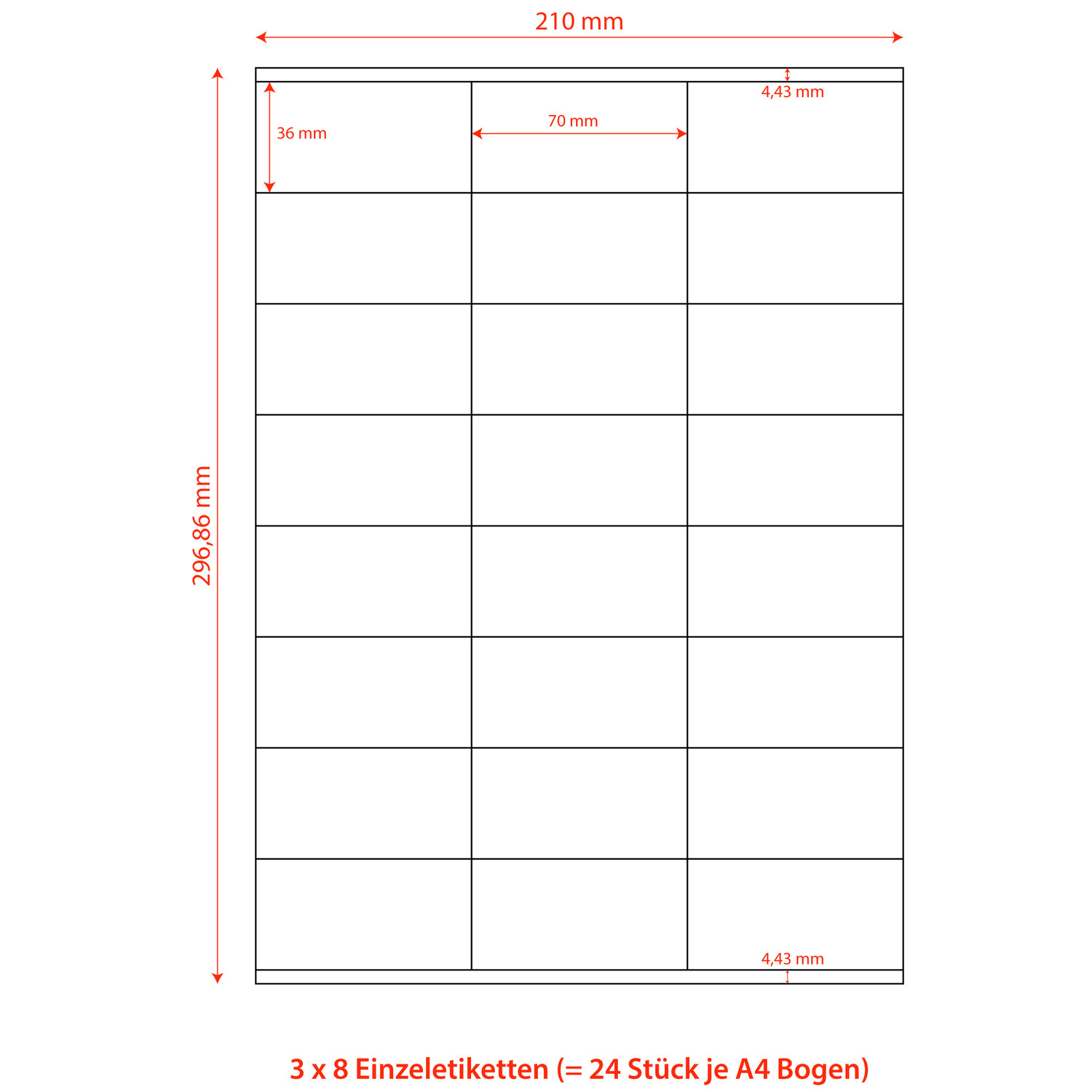 1-PACK Laminierfolien A4, Selbstklebend, 2x 125mic, 25 Stk.