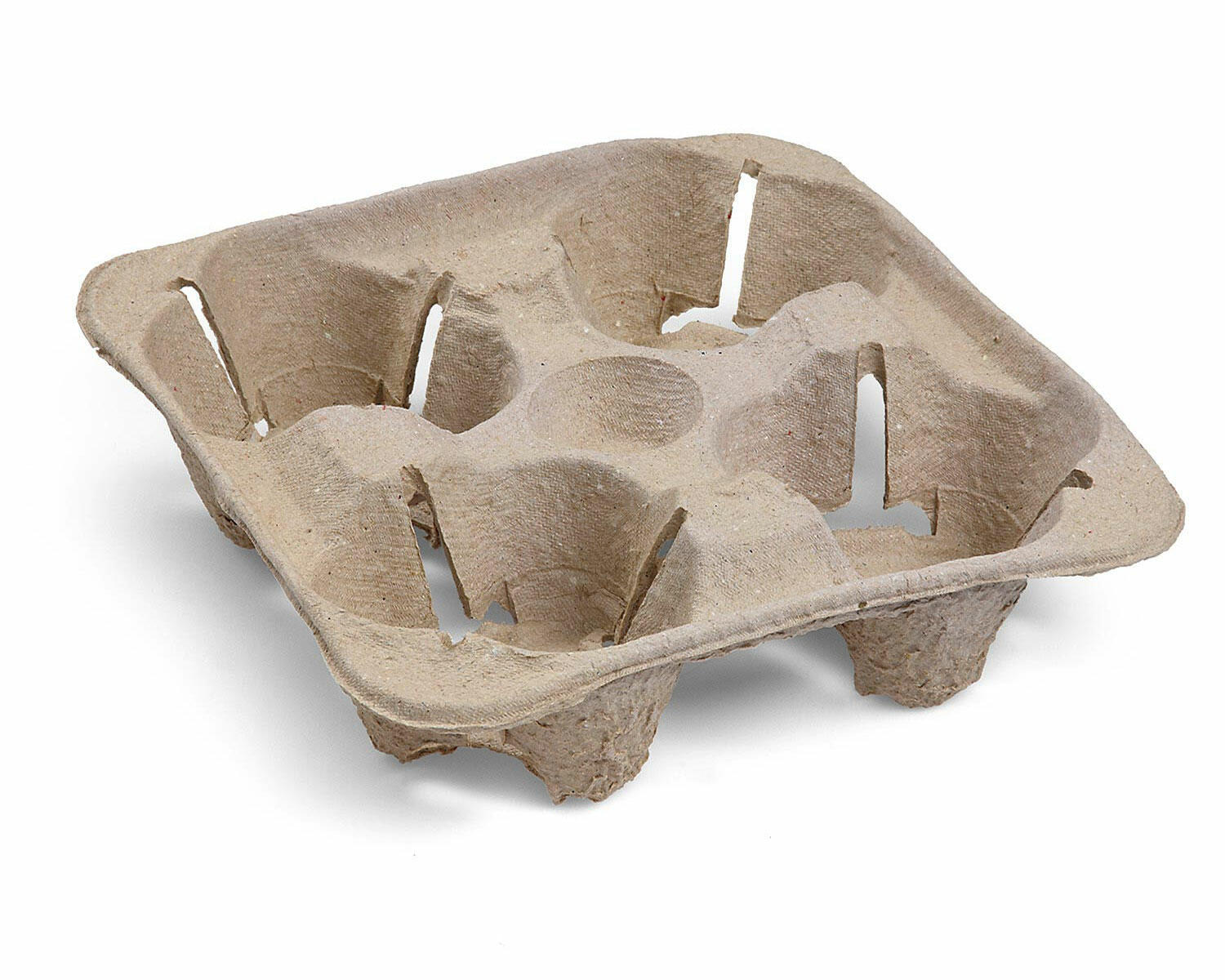 Getränkehalter Tragetablett Becherhalter 4 Becher Coffee to Go 21x21cm,  90 Stk.