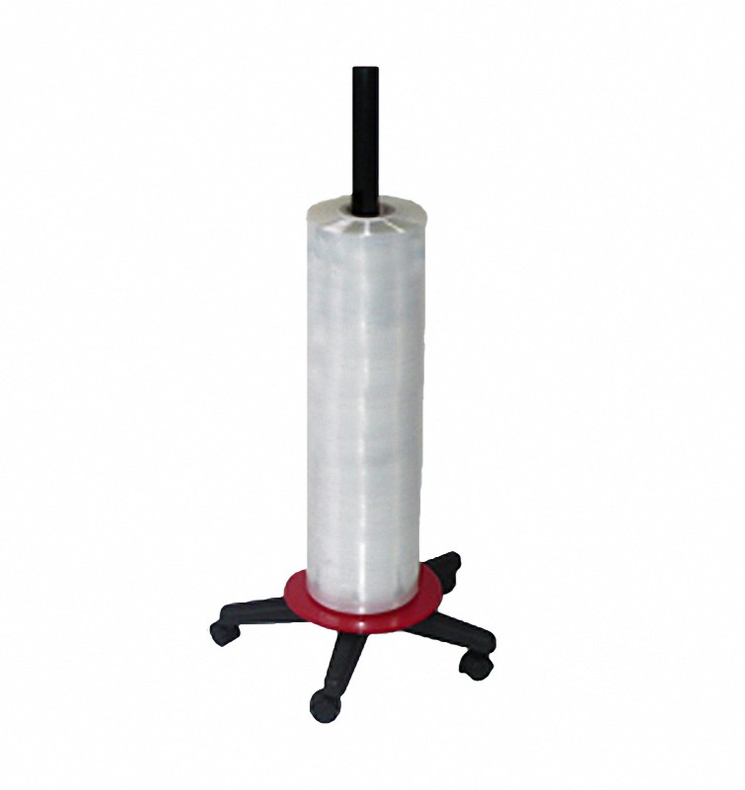 Folienspender senkrecht fr Folienbreite bis  950 mm, rot/schwarz bis 50kg