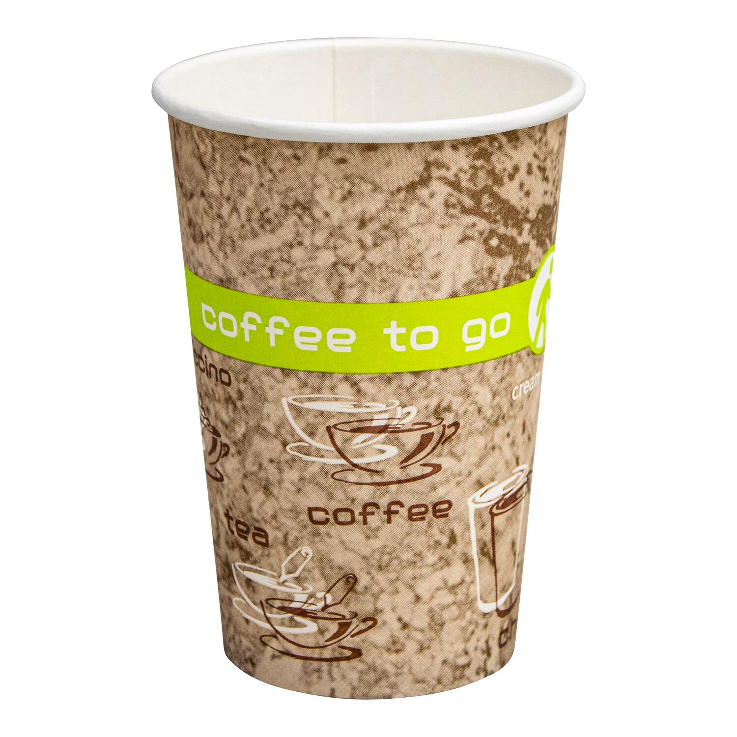 Kaffeebecher Coffee ToGo COFFEE DREAMS Pappe beschichtet  10oz. 250 ml  50 Stk.
