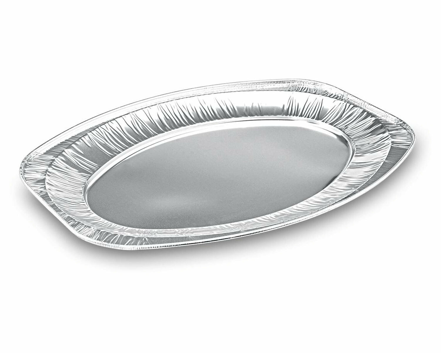 Alu-Catering-Platte, Aluminium-Partyplatte, Servierplatte 445 x 295 mm,  5 Stk.