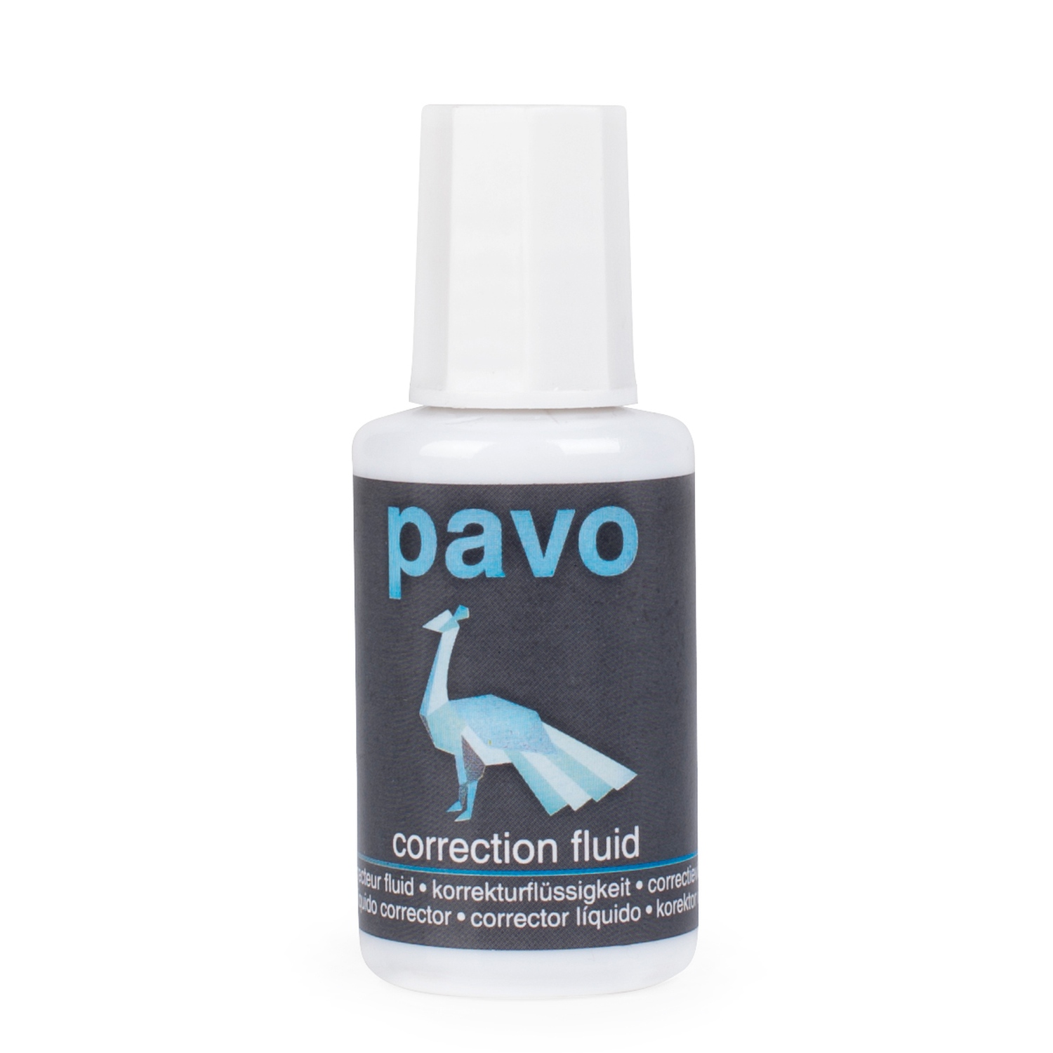 PAVO Korrekturflssigkeit mit Pinsel schnelltrocknend 20 ml